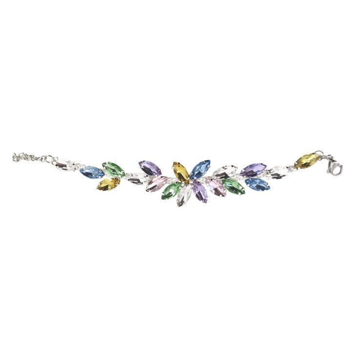 Bracciale Con Pietre Multicolor - Brc125