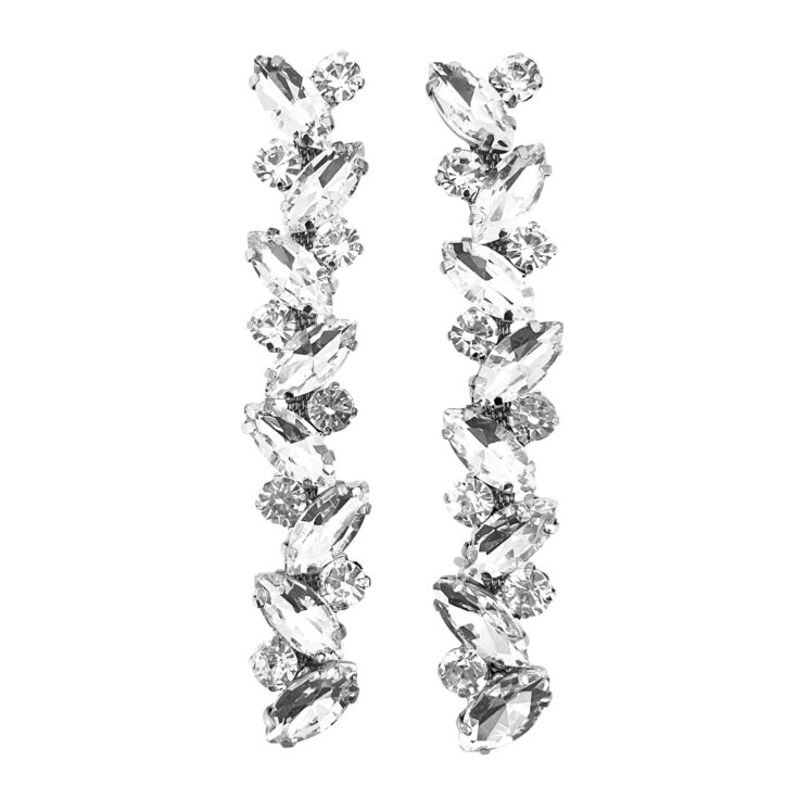Orecchini Con Pietre Crystal - Hollywood01