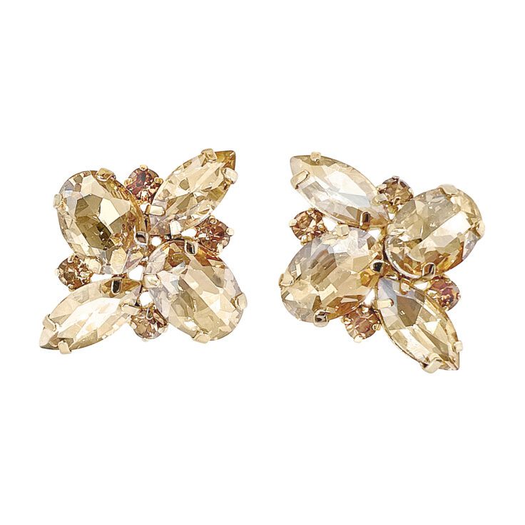 Orecchini Con Pietre Oro - Cl1364