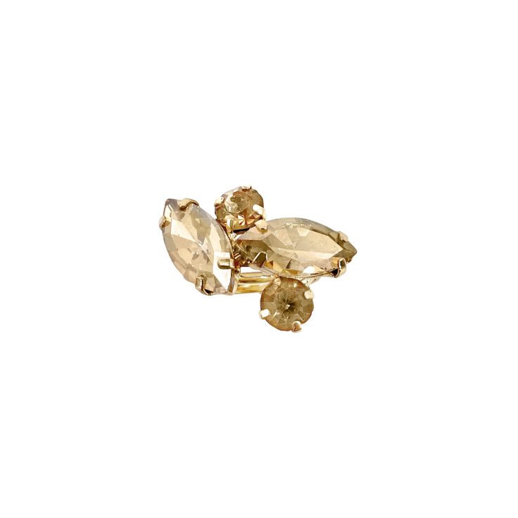 Anello Con Pietre Oro - Anl01