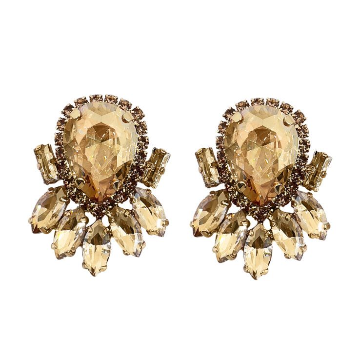 Orecchini Con Pietre Oro – Cl1348