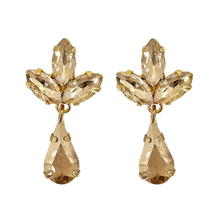 Orecchini Con Pietre Oro - Hera9
