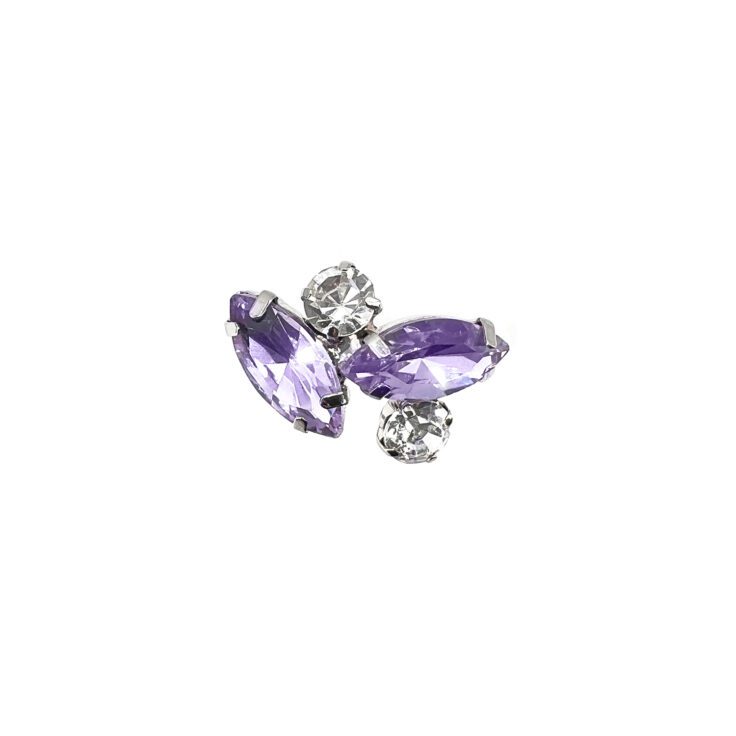 Anello Con Pietre Ametista - A7Elettra