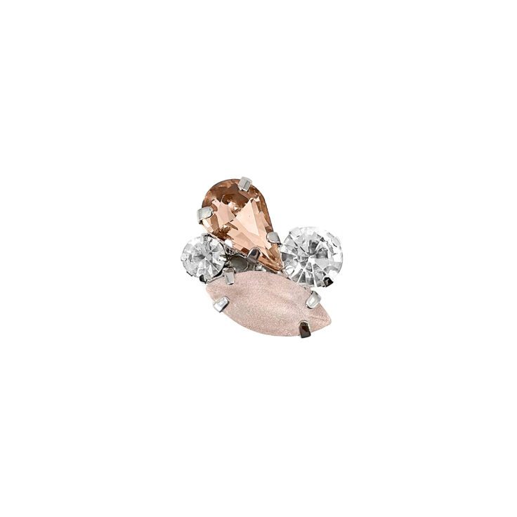 Anello Con Pietre Cipria - A14Diana