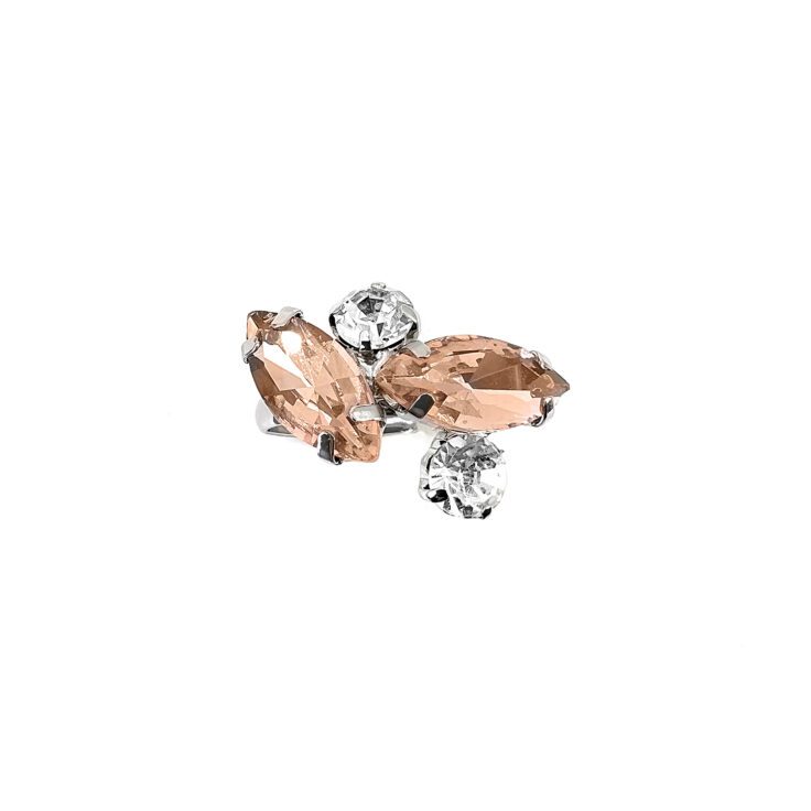 Anello Con Pietre Cipria - A8Elettra