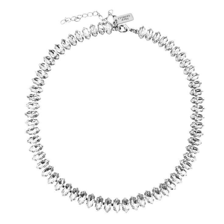 Collana Placcata Oro 24K Con Pietre Crystal - C4Themis