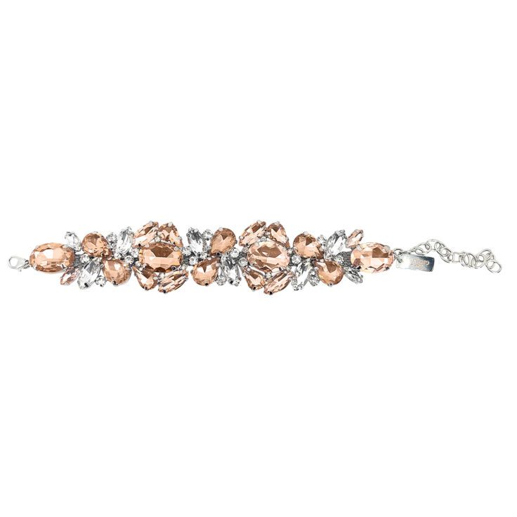 Bracciale Con Pietre Cipria E Crystal - Armonia20