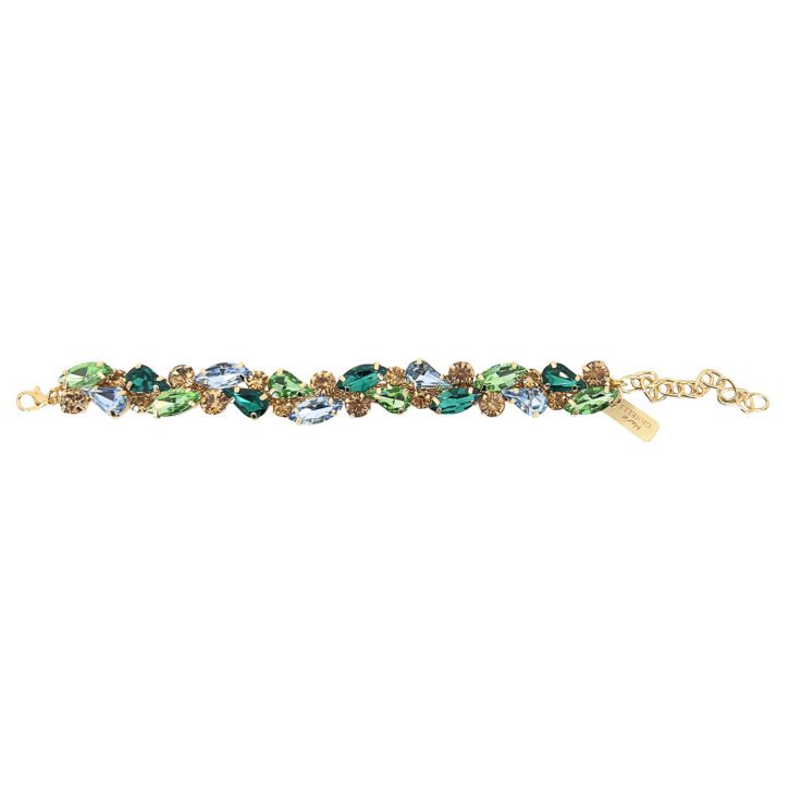 Bracciale Con Pietre Verdi E Celesti - Saggezza26