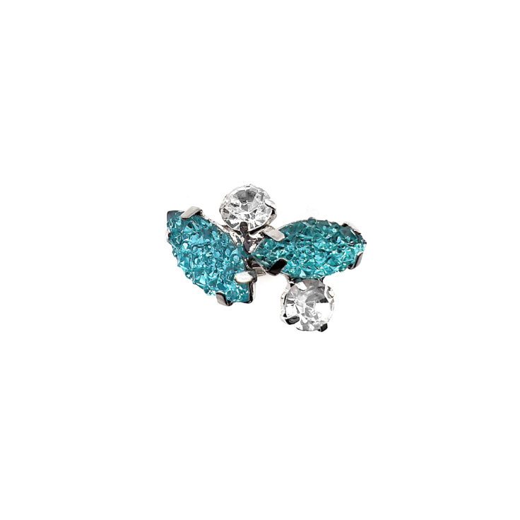 Anello Con Pietre Turchesi Glitter - A35Elettra