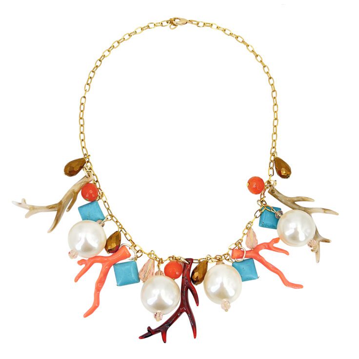 Collana Con Pendenti In Resina - Mare4