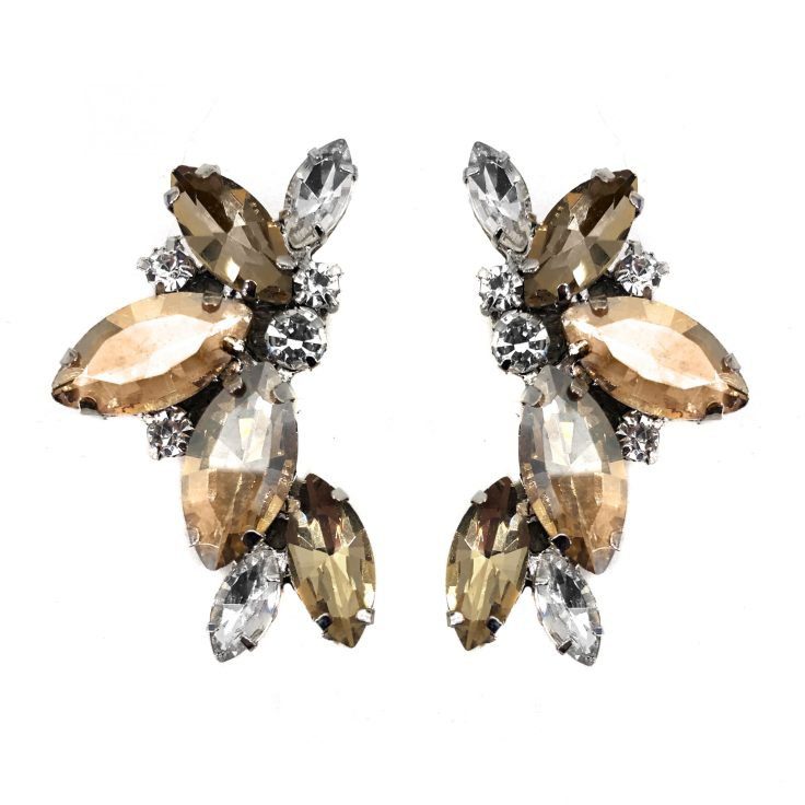Orecchini Con Pietre Oro - Cl315