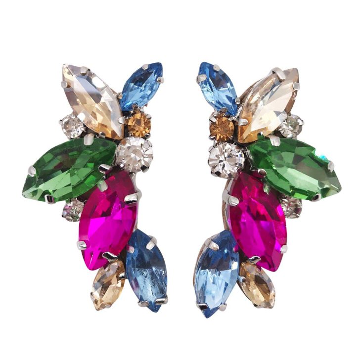 Orecchini Con Pietre Multicolor - Cl799