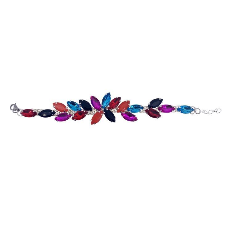 Bracciale Con Pietre Multicolor - Brc186